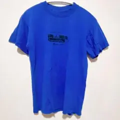 【丈夫な厚手生地】JERZEES ヘビーウェイト コットンTシャツ ブルー Sのサムネイル