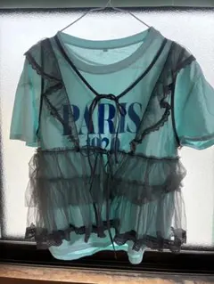 シースルー　レース　ビスチェ