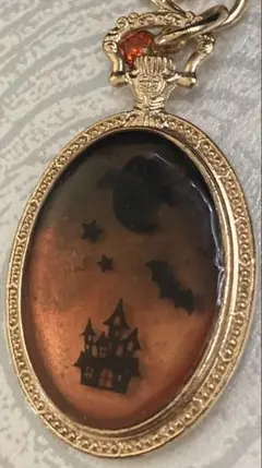 ハロウィンオーバルチャーム