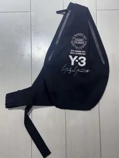 【極美品・ほぼ未使用】Y-3 多語言スタックロゴ スリングバッグ ボディバッグ黒のサムネイル
