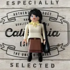 ぷちカスタム★プレイモービル PLAYMOBIL 秋服の女性のサムネイル