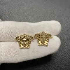 18k gp マイアミチェーン シルバー ピアス アバランチ - メルカリ