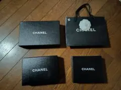 CHANEL シャネル 空箱 3個セットと袋 ブラック ギフトボックス 小物入れ