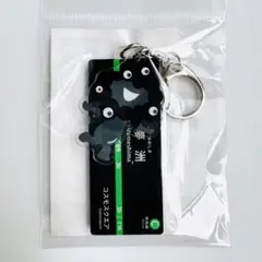 ミャクミャク 夢洲駅 アクリルキーホルダー モノクロ 黒 ブラック 中央線