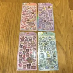 うるちゅるポップシール　４個セット　サンリオ