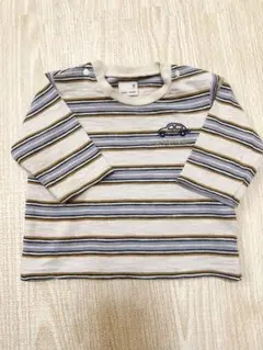 petit main ストライプ Tシャツ 70