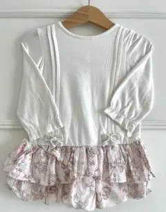 baby Dior ディオール　12M 80cm 長袖　ワンピース　花柄のサムネイル
