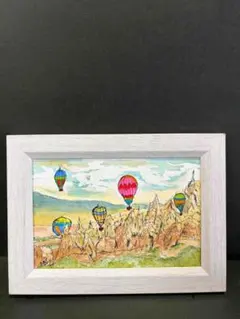 小さな水彩画原画 明日にかける虹 フィレンツェ 7597 - メルカリ
