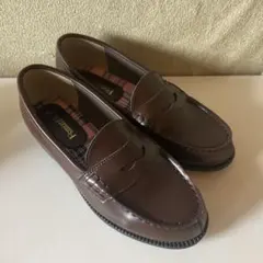 【美品✨】ローファー ブラウン 23cm 学生 レディース