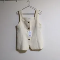 ビューティー＆ユース　ノースリーブ　白のサムネイル