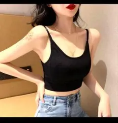 黒ブラジャー 背中見せ レディース下着 ノンワイヤー ストレッチ生地 スポブラ