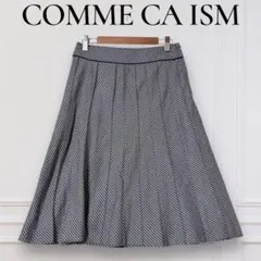 COMME CA ISM チェック柄 フレアスカート M ひざ丈のサムネイル