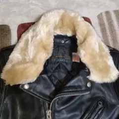 Schott純正ボア襟の出品　613.618はもちろん184SM系にも装着可能！