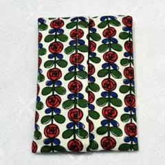 ハンドメイド　ポケットティッシュケース　北欧　薔薇　花柄