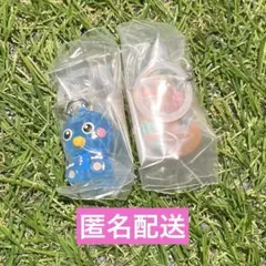 ガチャ がんこちゃん めじるしアクセサリー 2点セット がんペーちゃん チョビ