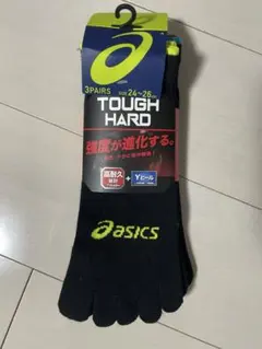 asics TOUGH HARD ソックス 3ペア 24~26cm
