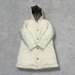 NIKE L ダウンコート ナイロン フーデッド ロング丈