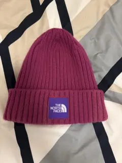 THE NORTH FACE パープルニット帽