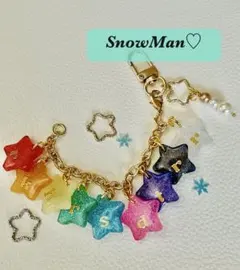 SnowMan包包吊飾 ☆含閃亮亮盒推字母 猛猛翔太阿翔康二