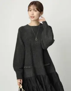 アプワイザーリッシェ　スフレチェーンミニワンピース