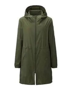 新品タグ付　ユニクロ　UNIQLO　ライトポケッタブルロングパーカ　Ｌオリーブ