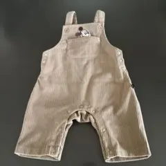 babydoll ミッキーマウスロンパース 70サイズ ベージュ