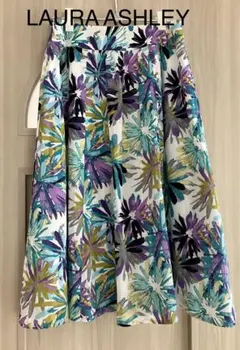 【匿名配送】レディース　ローラアシュレイ　フレア　ひざ丈　スカート