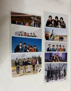 嵐 公式写真 5枚セット 集合 旧ロゴ 嵐ロゴ ニューヨーク 大野智 櫻井