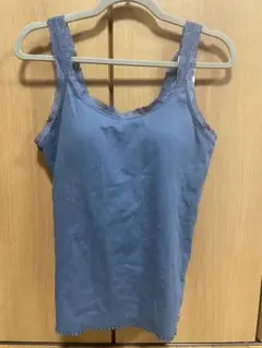 UNIQLO リブレースブラタンクトップ　ユニクロ　大きいサイズ