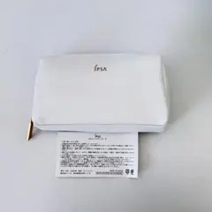 IPSA ホリデー ノベルティ 非売品 ポーチ ホワイト メイクポーチ 無地のサムネイル