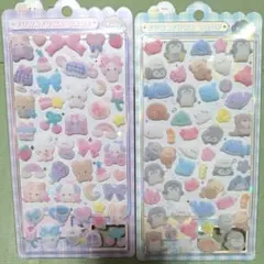 新品未開封★ボンボンドロップシール 2種セット★ふわふわドロップシール