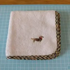【新品】DAKS ダックス タオルハンカチ 犬
