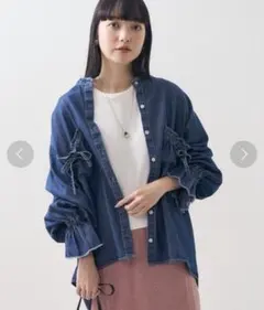 FREAK'S STORE ポケットリボンシャツ