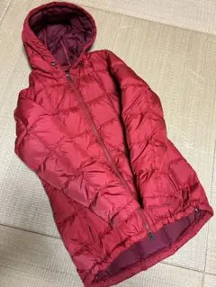 【希少レア】L L Bean ダウン ジャケット 赤色 短丈