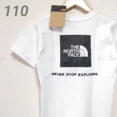 ノースフェイス WT 半袖 ショートスリーブ Tシャツ バックロゴ 新品 110