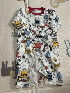 PEANUTS スヌーピー ロンパース カバーオール