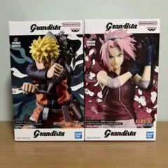 ナルト Grandista うずまきナルト 春野サクラ フィギュア ２種セット