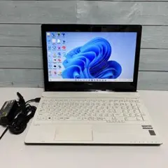 届いたらすぐ使える❤️ホワイトノートパソコン❤️Windows11❤️初期