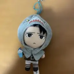 進撃の巨人 リヴァイ ぬいぐるみ マスコット サメ着ぐるみ　USJのサムネイル