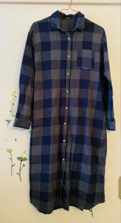 HEART MARKET ロングカーディガン　チェック　ボタン付き