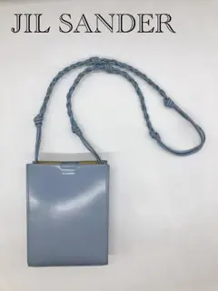 JIL SANDER タングル レザー クロスボディ ショルダーバッグ