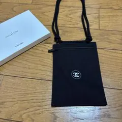 CHANEL ノベルティ ショルダーポーチ パスポート・スマホ入れetc.に！