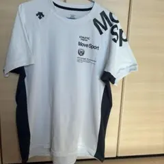 デサント　Move Sport メンズ　半袖Tシャツ ホワイトxo