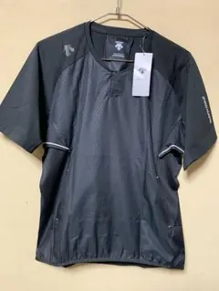 【未使用】DESCENTE デサント 野球 半袖ウインドジャック ブラック