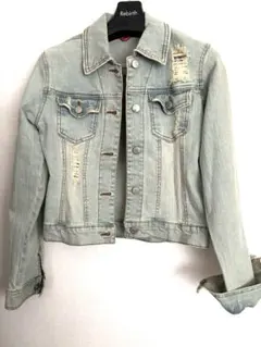 ライトブルー デニムジャケット Gジャン