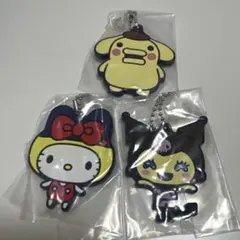 たまごっち×サンリオコラボラバーキーホルダー