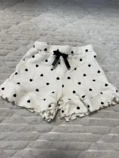 【タグなし未使用】プティマイン/ハート柄ショートパンツ