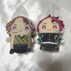 未開封品 鬼滅の刃 chibiぬいぐるみ 鬼舞辻無惨 竈門炭治郎 浅草ver