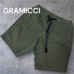 美品GRAMICCIグラミチショートパンツ Lサイズ　オリーブ ウェビングベルトのサムネイル