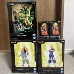 ドラゴンボール フィギュア5体 ゴジータ、ベジット、神龍、超サイヤ人孫悟空2種